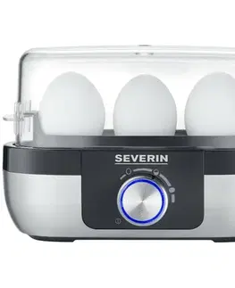 Kuchyňské spotřebiče Severin EK 3163 vařič vajec, stříbrná