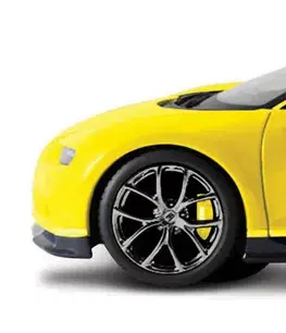 Hračky MAISTO - Bugatti Chiron, žluto-černá, Exotics, 1:24