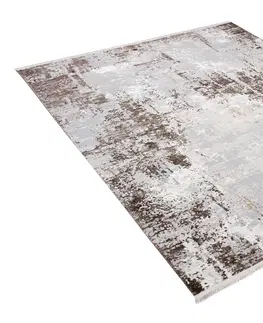 Vintage koberce Béžovo-šedý vintage designový koberec