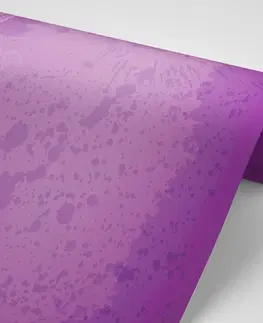 Samolepící tapety Samolepící tapeta fialová arabeska na abstraktním pozadí