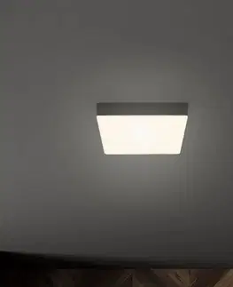 Stropní svítidla Briloner LED stropní světlo Flame, 15,7 x 15,7 cm, černé