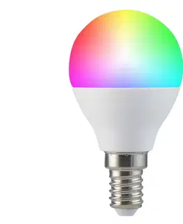 LED osvětlení  RGB LED Stmívatelná žárovka G45 E14/5,5W/230V 3000-6500K Wi-Fi Tuya 