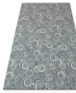 Koberce a koberečky Dywany Lusczow Kusový koberec DROPS Bubbles zelený, velikost 100x300