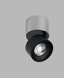 LED bodová svítidla LED2 11508353D KLIP ON, CB DALI/PUSH DIM 11W 3000K stropní chrom/černá