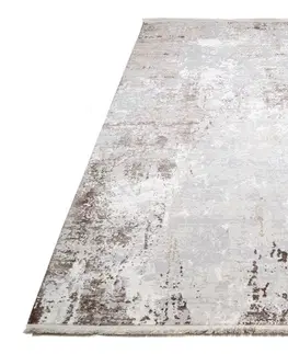 Vintage koberce Béžovo-šedý vintage designový koberec