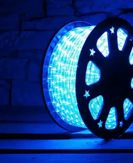 Světelné kabely DecoLED LED hadice - 50m, modrá