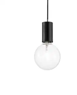 Moderní závěsná svítidla Závěsné svítidlo Ideal Lux Hugo SP1 139685 černé