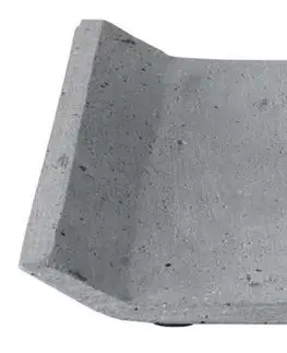 Podnosy a tácy Dekorační odkládací tác, betonový, střední, tmavě šedý BLOMUS