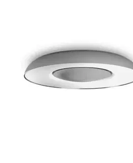 Chytré osvětlení Hue LED White Ambiance Stropní svítidlo Philips Still BT 8719514341333 32W 2400lm 2200-6500K 240V, stříbrné s dálkovým ovladačem a Bluetooth