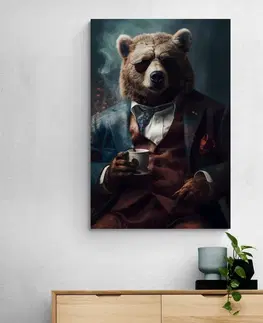 Obrazy zvířecí gangsteři Obraz zvířecí gangster medvěd