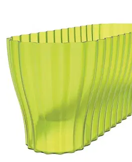 Truhlíky Nohel Garden Truhlík TRIOLA ORCHID plastový transparentní zelený 38 cm