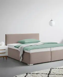 Čalouněné postele Čalúnená posteľ LESIA 160x200cm, Poťah Hnedý