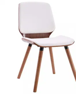 Židle Jídelní židle 2 ks Dekorhome Krémová