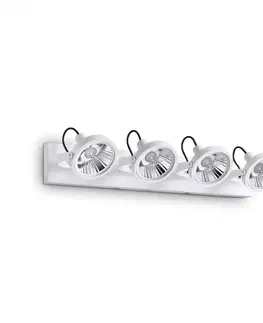 LED bodová svítidla Bodové svítidlo Ideal Lux Glim PL4 Bianco 200217 GU10 4x50W 65cm bílé