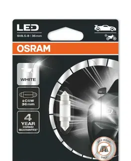 Autožárovky OSRAM LED C5W 6418DWP-01B 6000K 12V 1W SV8,5-8 36mm