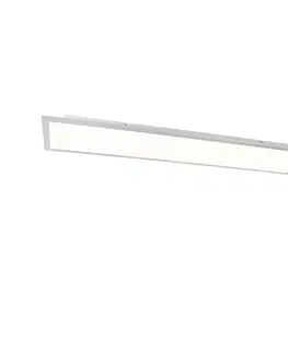 Stropni svitidla Stropní svítidlo bílé 120 cm včetně LED - Liv
