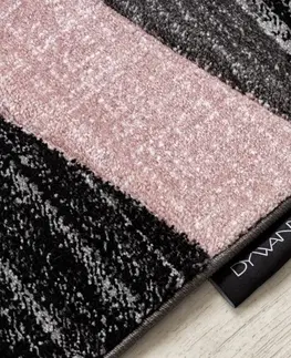 Koberce a koberečky Dywany Lusczow Kusový koberec ALTER Bax pruhy růžový, velikost 80x150