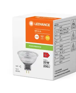 LED žárovky OSRAM LEDVANCE LED MR16 20 120d P 2.6W/827 GU5.3 4099854103544