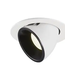 LED podhledová svítidla SLV BIG WHITE NUMINOS GIMBLE L zápustné stropní svítidlo bílé/černé 4000 K 20° 1006020