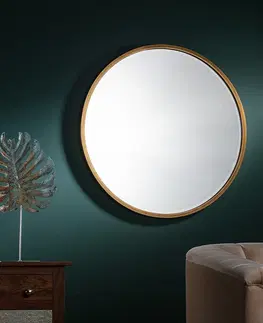 Zrcadla Zrcadlo Vento Gold průměr 80cm