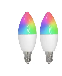 SmartHome LED ostatní žárovky LUUMR Prios Smart E14 4,9W CCT RGB ZigBee Tuya Philips Hue 2ks