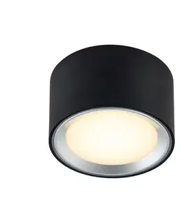 LED stropní svítidla NORDLUX přisazené downlight svítidlo Fallon 8,5W LED černá 47540103