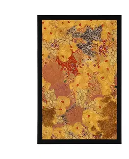 Abstraktní a vzorované Plakát abstrakce ve stylu G. Klimta