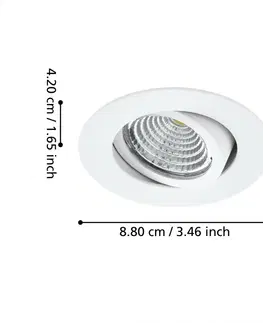 Bodovky do podhledu na 230V EGLO Zápustné svítidlo set SALICETO EGLO 33391