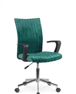 Kancelářské židle HALMAR Studentská židle Ralo tmavě zelená