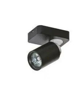Moderní bodová svítidla Stropní a nástěnné bodové svítidlo AZzardo Tomi 1 black AZ0681 GU10 1x50W IP20 12cm černé
