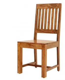 Židle Židle Tara s žebrováním z indického masivu palisandr / sheesham
