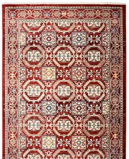 Vintage koberce Červený orientální koberec v marockém stylu Šírka: 200 cm | Dĺžka: 305 cm