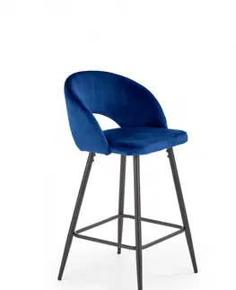 Barové židle HALMAR Barová židle Ivy6 tmavě modrá