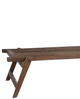Konferenční stolky Konferenční stolek Army z recyklovaného dřeva - 175*85*42 cm J-Line by Jolipa 77936