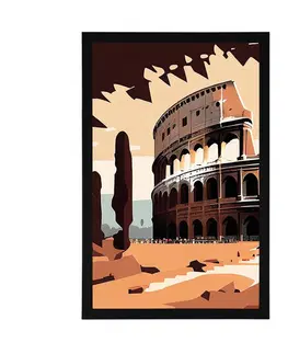 Paříž Plakát Koloseum v Římě