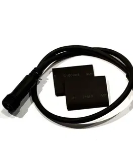 Příslušenství DECOLED Prodlužovací kabel, černý, 0,5 m, IP67