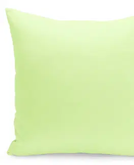 Dekorační povlaky na polštáře Jednobarevný povlak v slabě zelená barvě