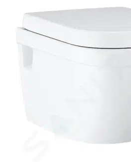 Záchody GROHE Euro Ceramic Závěsné WC se sedátkem softclose, rimless, alpská bílá 39703000