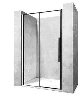 Sprchové zástěny Rea Průhledné sprchové dveře 900x1950 Solar Black K6319