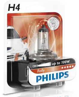 Autožárovky Philips H4 Rally 12V 100/90W P43t-38 1ks blistr 12569RAB1
