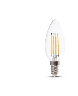 LED osvětlení  LED Stmívatelná žárovka FILAMENT E14/4W/230V 3000K 