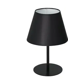 Lampy  Stolní lampa ARDEN 1xE27/60W/230V pr. 20 cm černá/bílá 