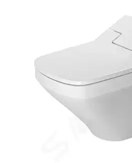 Záchody DURAVIT DuraStyle Elektronický bidet SensoWash Slim s keramikou, Rimless, SoftClose, bílá 631001002004300