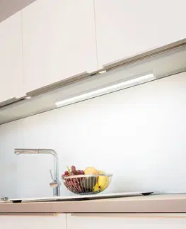 Světlo pod kuchyňskou linku Müller-Licht LED nábytkové světlo Conero DIM Euro zástrčka 40cm šedá