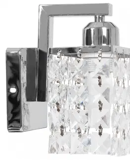 Svítidla TooLight Nástěnná lampa Crystal APP543-1W chrom