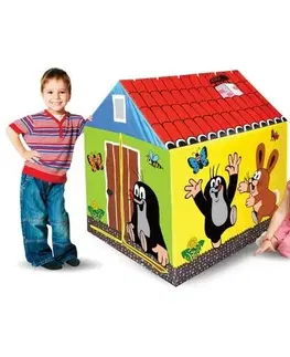Hračky na zahradu Wiky Domek/stan dětský Krtek 95x72x102cm polyester v krabici