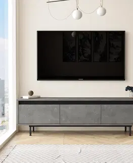 Televizní stolky Televizní stolek LV1 šedý