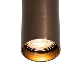 Bodova svetla Moderní bodové svítidlo tmavě bronzová 5,5 cm - Tuba