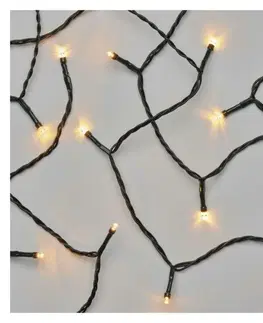 LED řetězy EMOS LED vánoční řetěz, 8 m, venkovní i vnitřní, vintage, časovač D4AV02