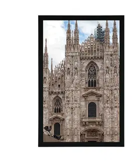 Města Plakát Milánská katedrála